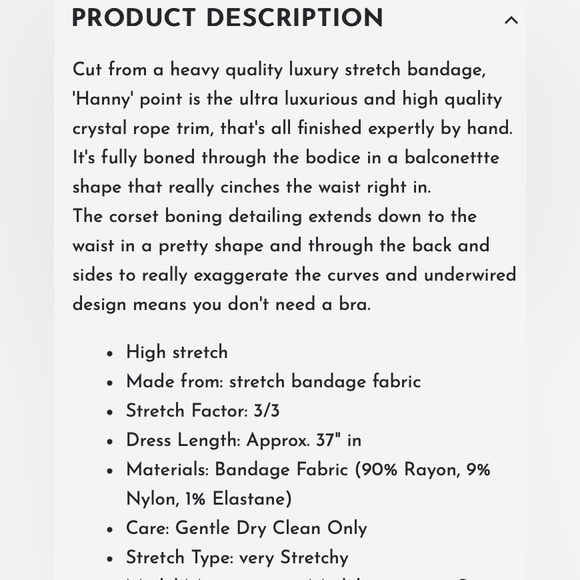 BRAND NEW BELLA BERNETT Coral Crystal Corset Top bedazzled with Tear Droplets - Picture 15 of 15